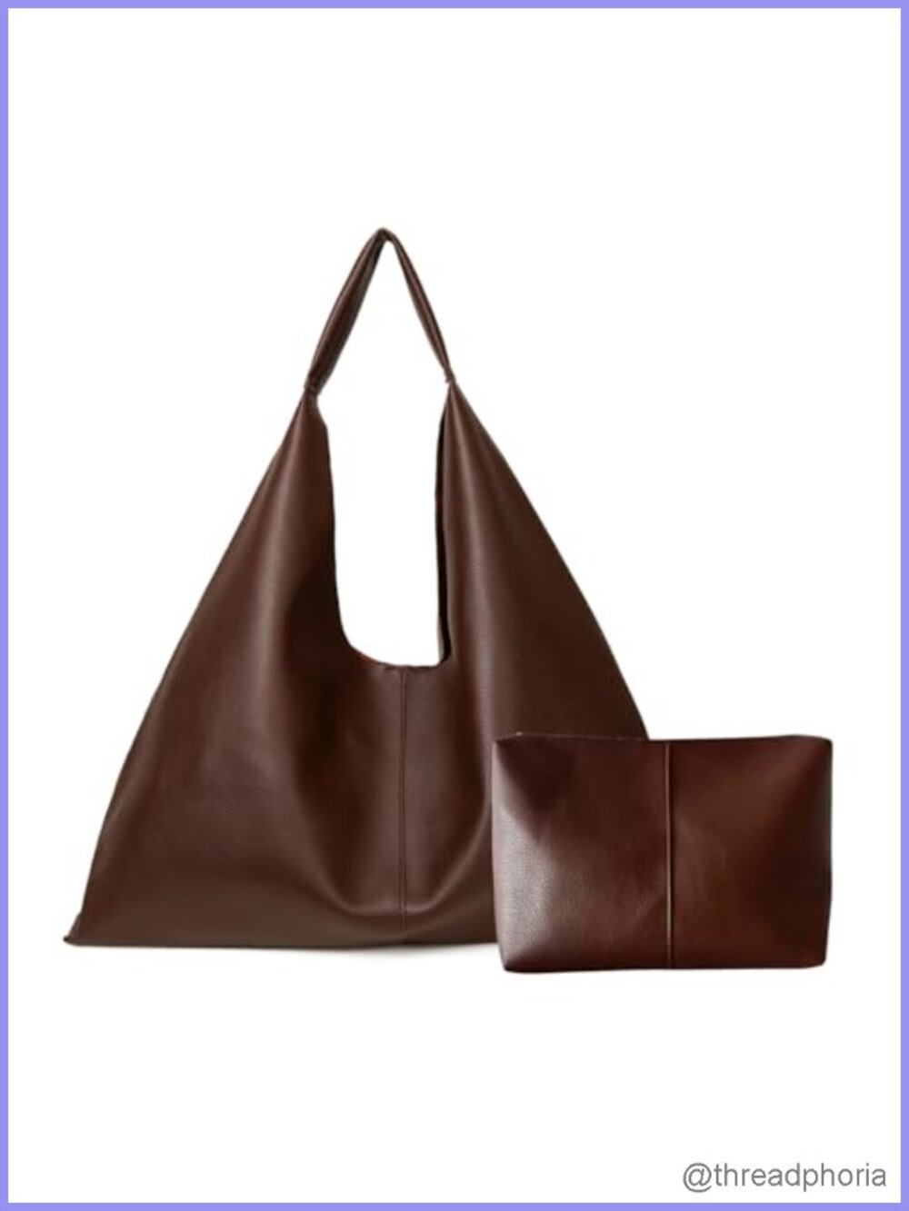 Vegan Leather Tote Bag Oversized Hobo Large Shoulder Bag for Women Work